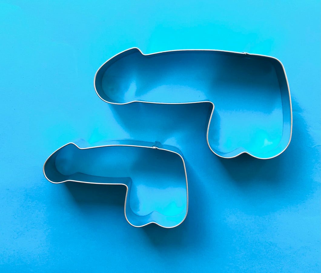 Set of two penis cookie cutters