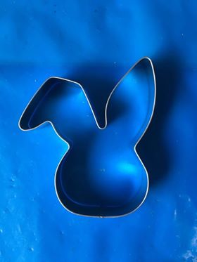 Rabbit Face with Flopped Ear 7cm.